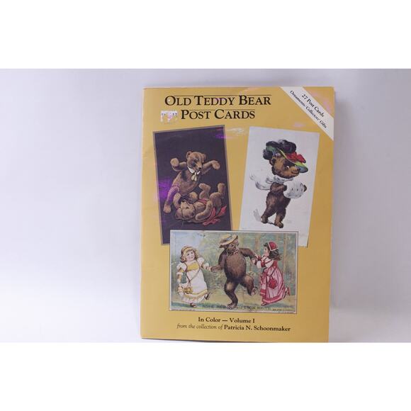 Old Teddy Bear Post Cards, In Color, Volume 1, 27 Post Cards, Ornaments - Picture 1 of 5